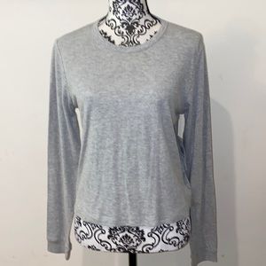 NWT!! Hurley Solid Perfect Loose Fit Long Sleeve Tee Shirt Size XS